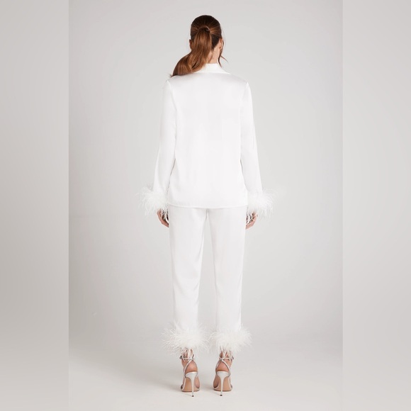 DARCIE WHITE PAJAMAS - Nadine Merabi - Picture 4 of 6